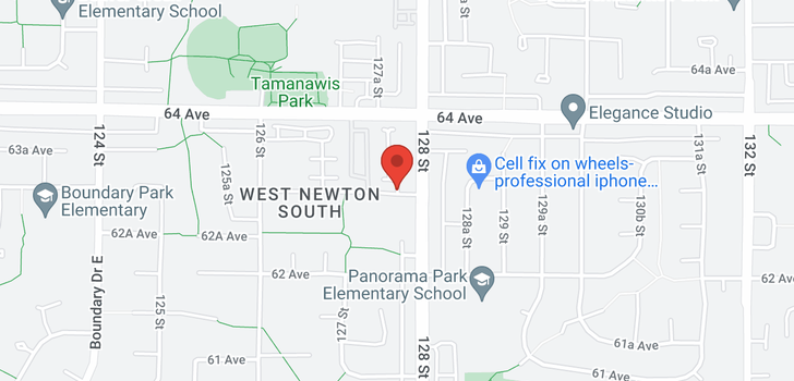 map of 22 12775 63 AVENUE
